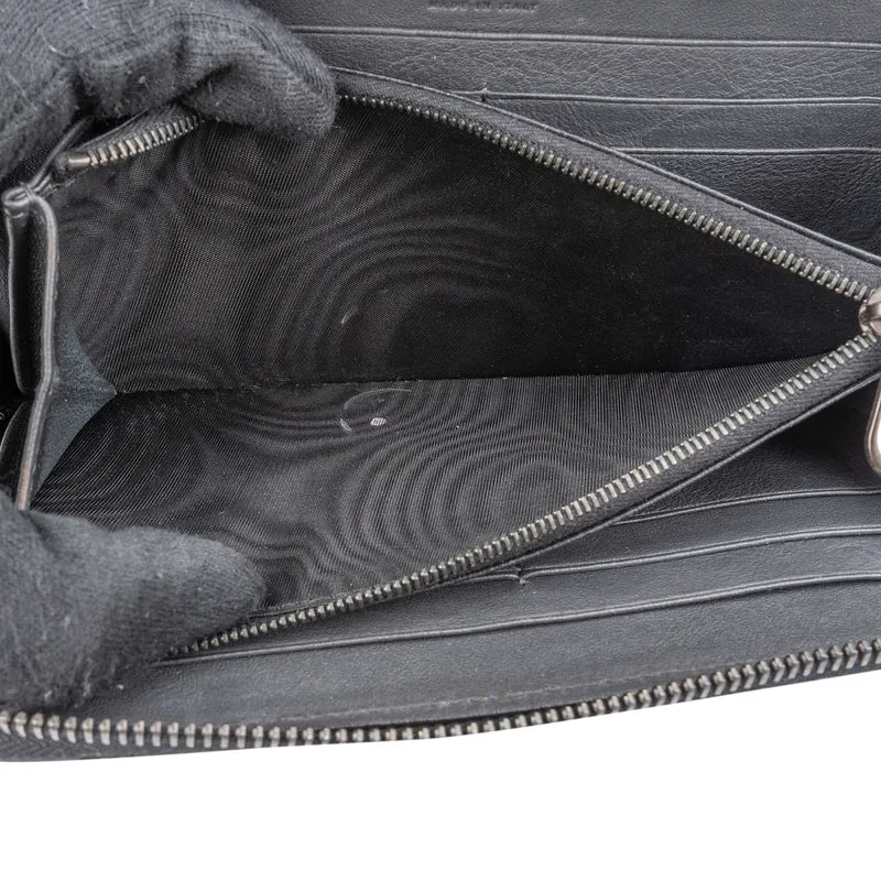 Bottega Veneta Intrecciato Leather Zip Around Wallet