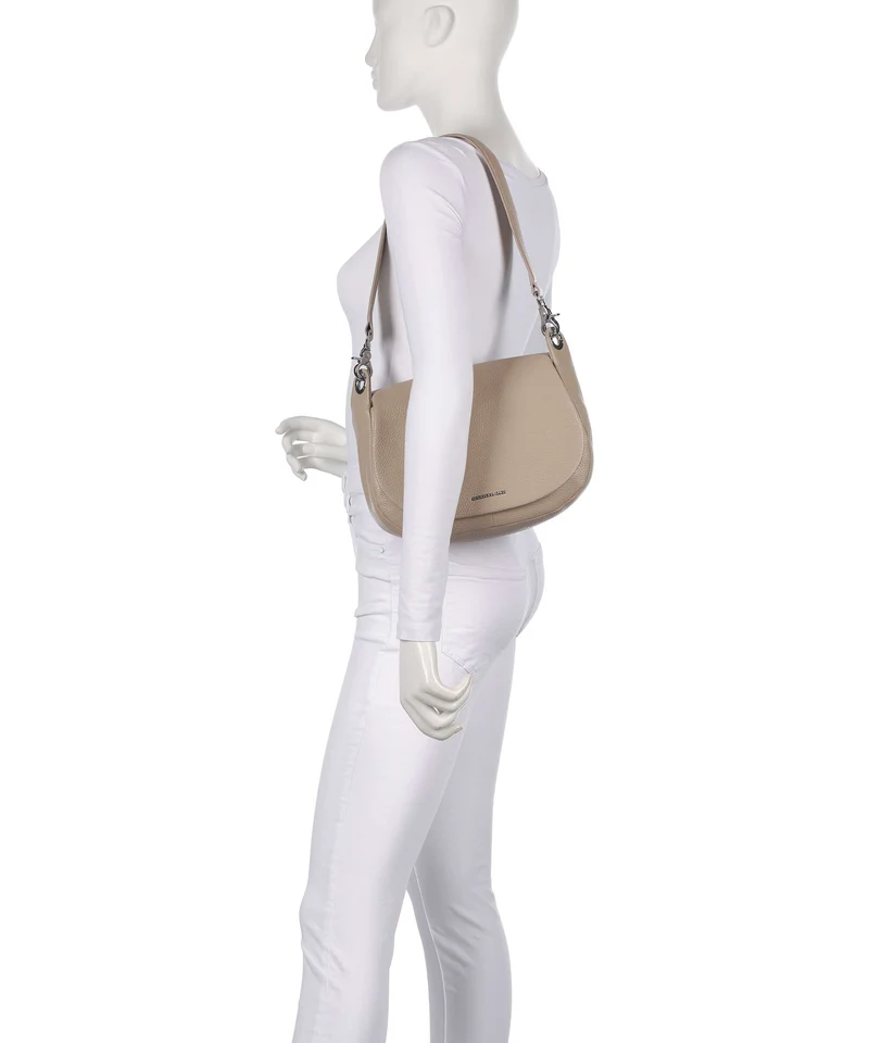 Mandarina Duck Mellow Leather Schultertasche warm taupe