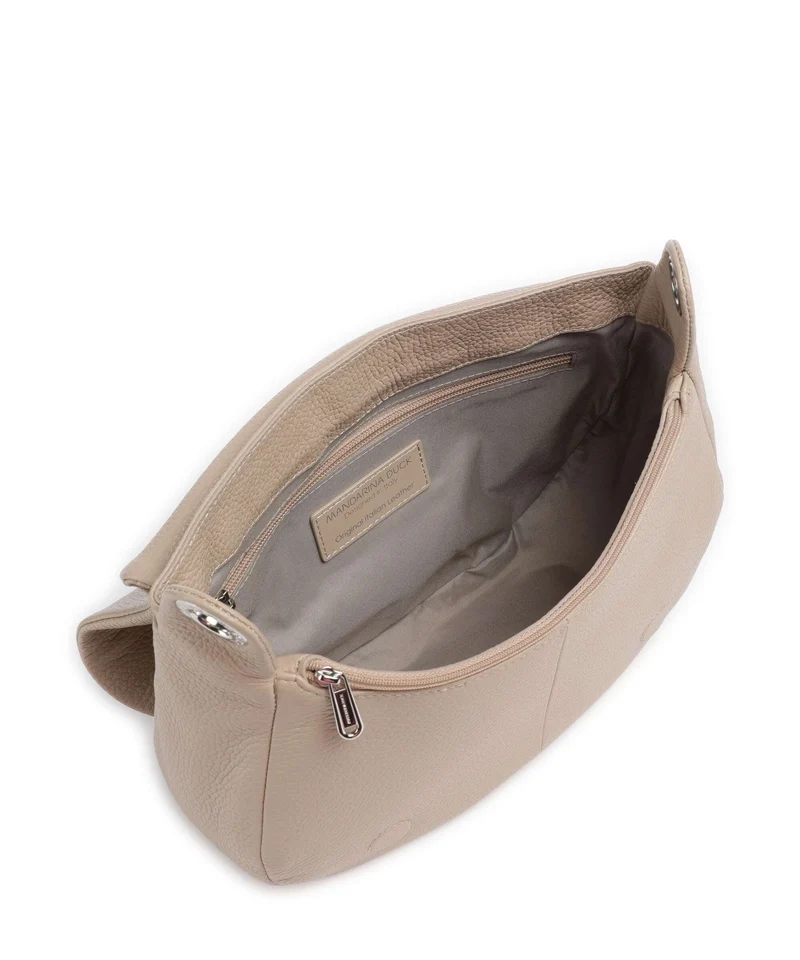 Mandarina Duck Mellow Leather Schultertasche warm taupe