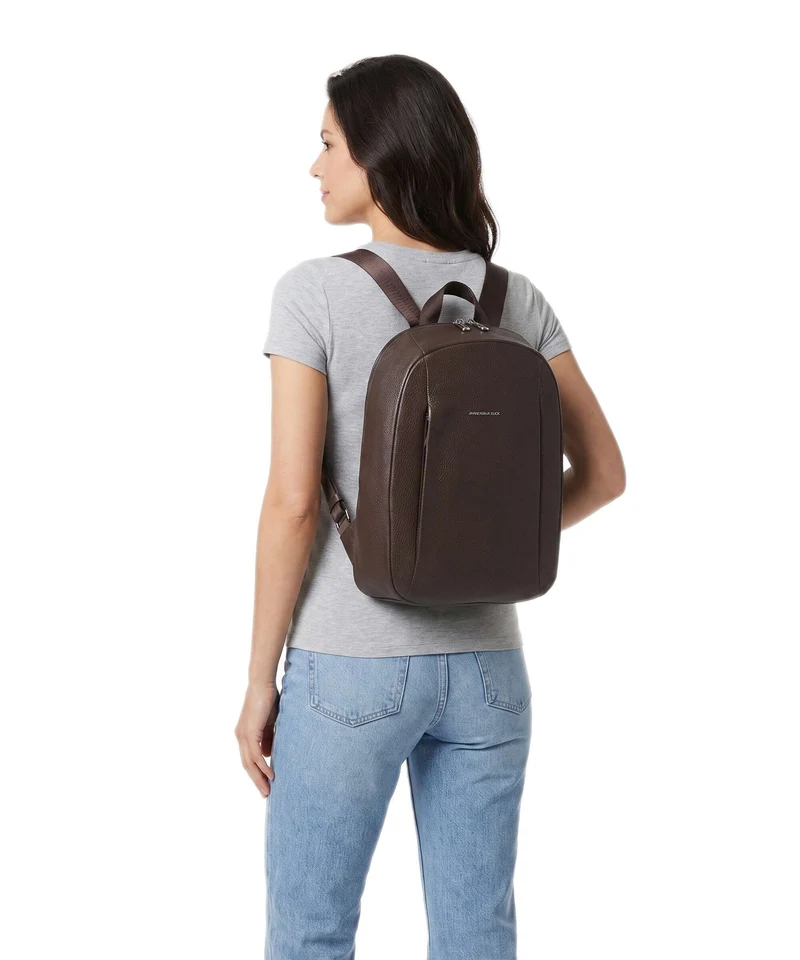 Mandarina Duck Mellow Leather Rucksack espresso