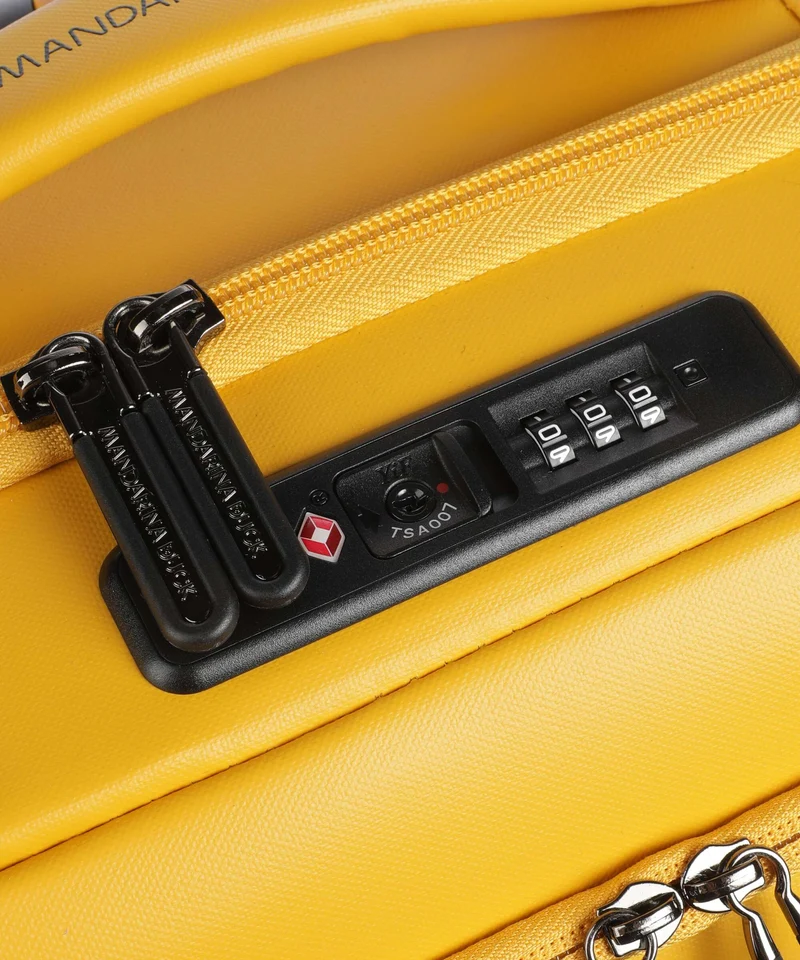 Mandarina Duck Coated 2-Rollen Trolley duck yellow