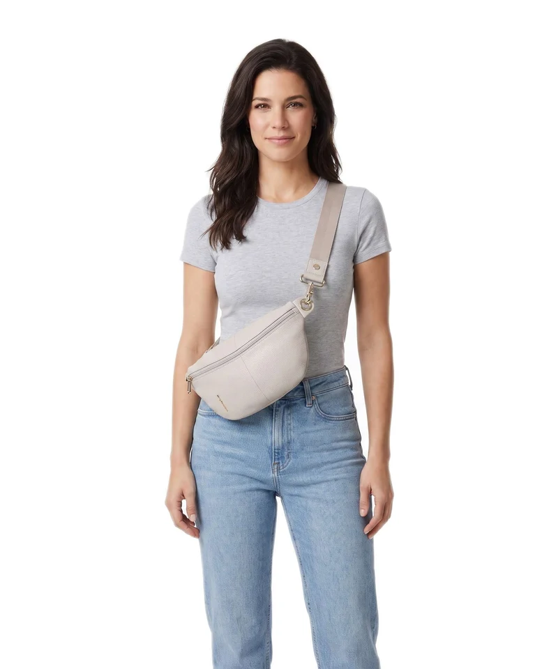 Mandarina Duck Mellow Leather Gürteltasche cocoon