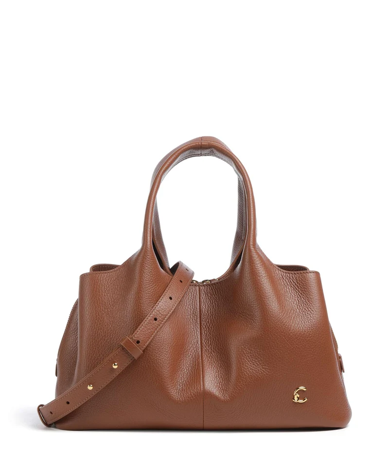 Coccinelle Nell Handtasche cognac