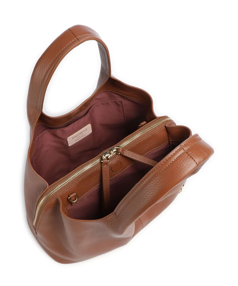 Coccinelle Nell Handtasche cognac