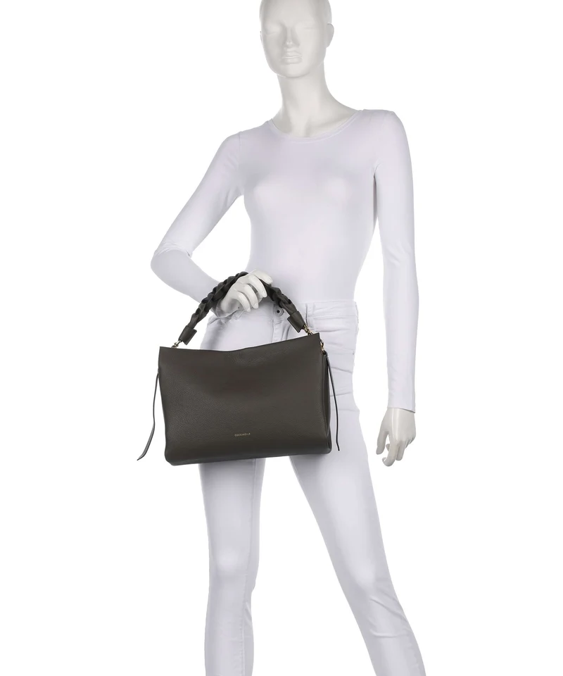 Coccinelle Boheme Grana Double Beuteltasche fango/honey