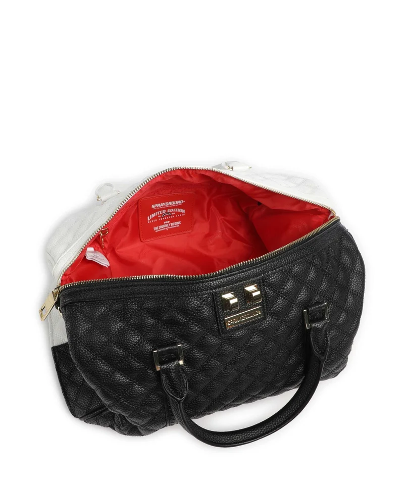 Sprayground Split Quilt Shark Handtasche multicolour