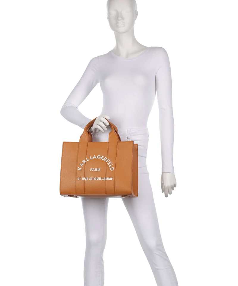 Karl Lagerfeld K/Rue St Guillaume Medium Handtasche dark orange/sienna