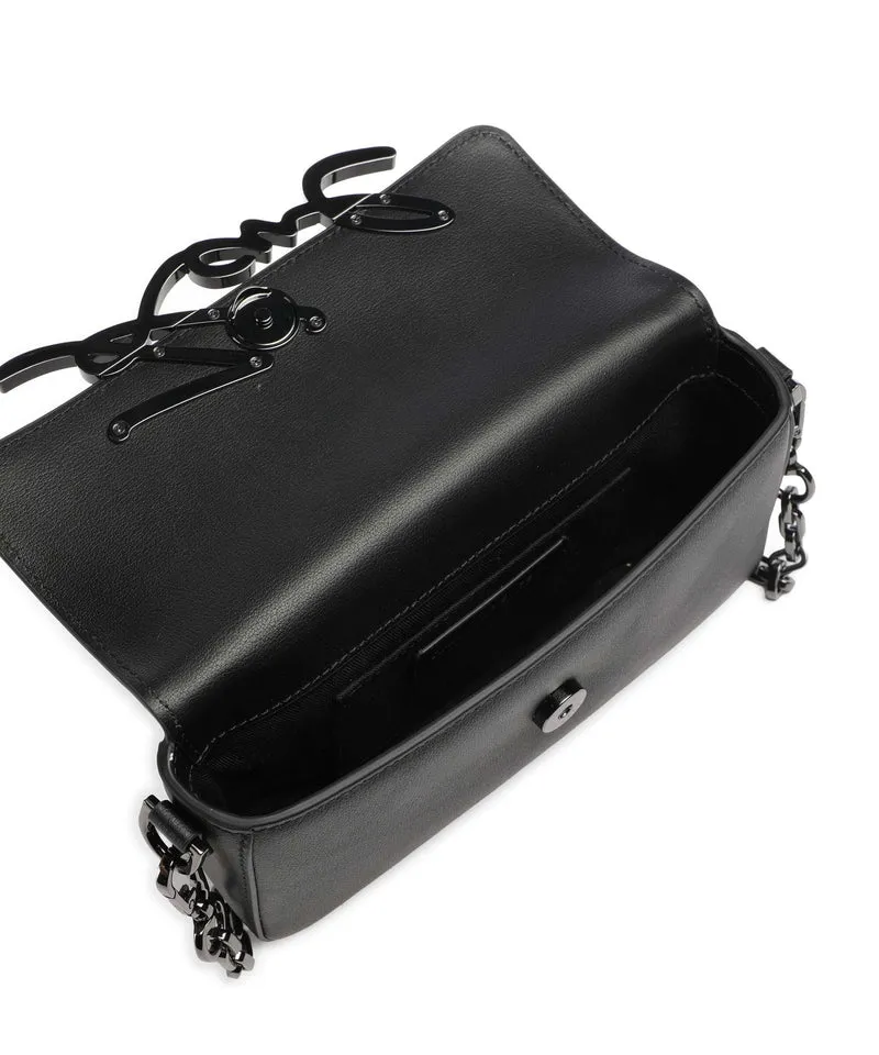 Karl Lagerfeld K/Signature 2.0 Small Schultertasche black/gunmetal