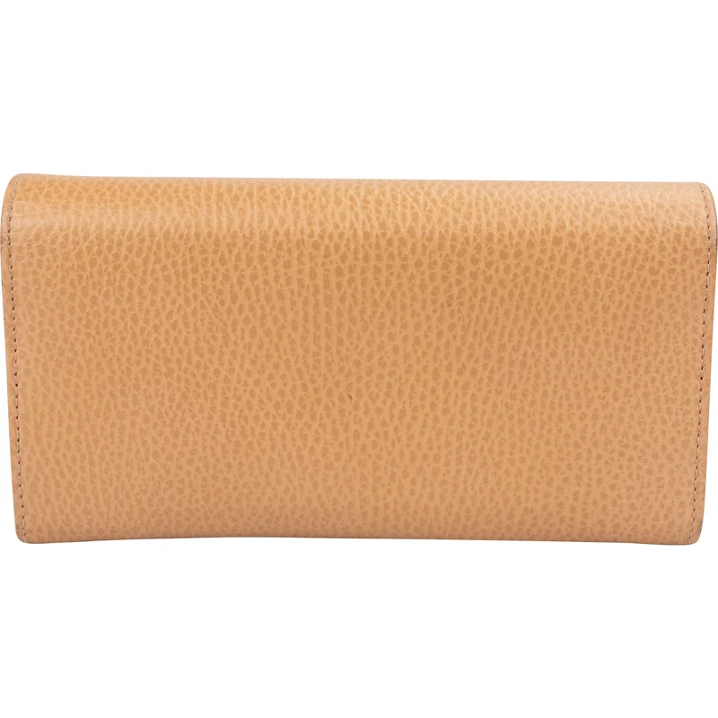 Gucci Pebbled Leather Interlocking GG Wallet