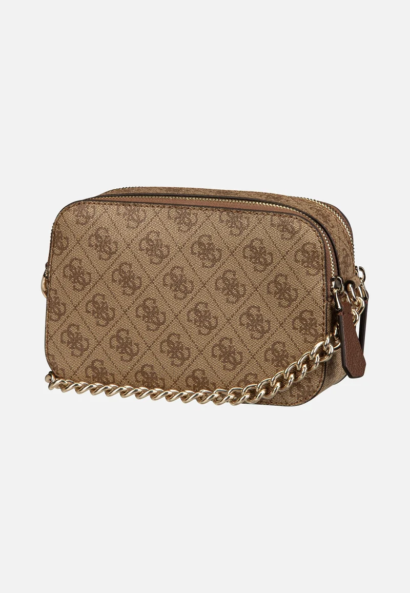 Noelle II CB Camera Logo 72140 Latte Logo/Brown - Crossbody Bag