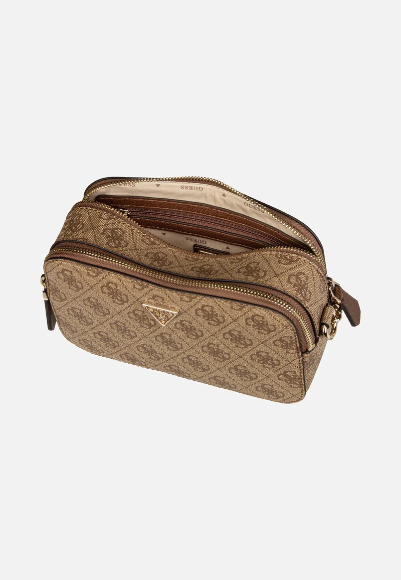 Noelle II CB Camera Logo 72140 Latte Logo/Brown - Crossbody Bag