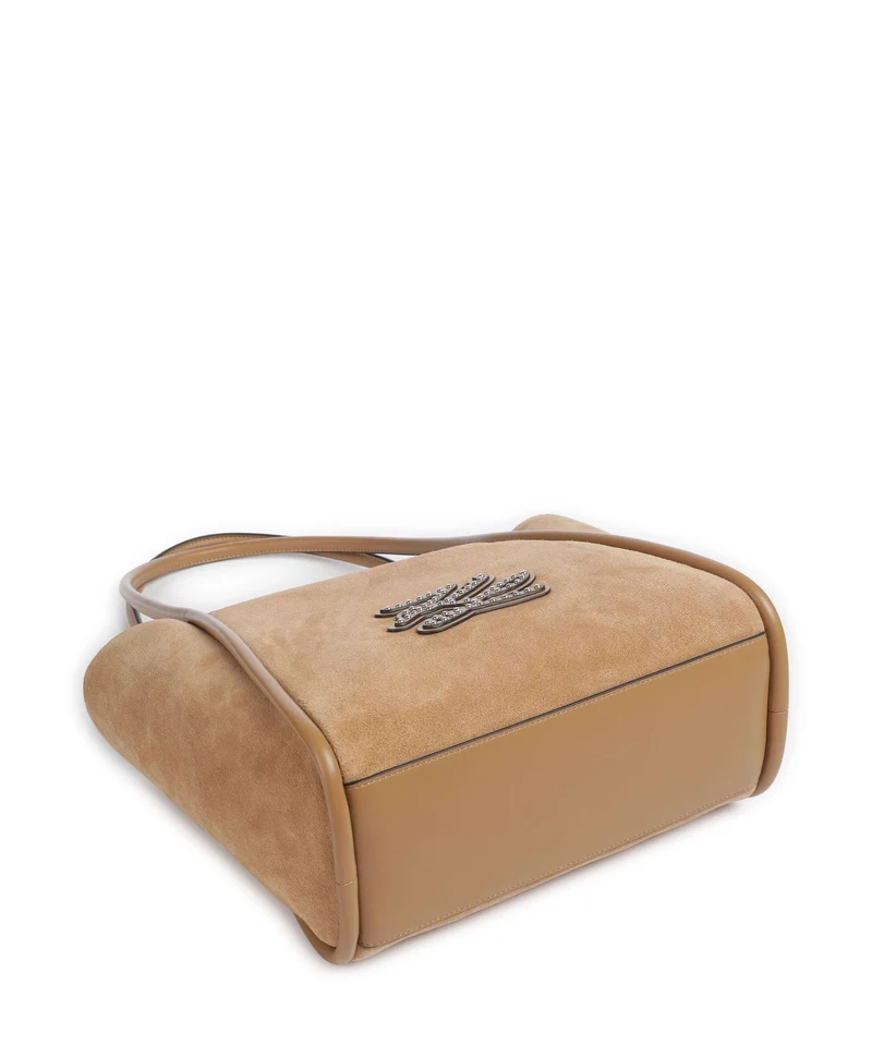 Karl Lagerfeld K/Autograph Patch Shopper caramel