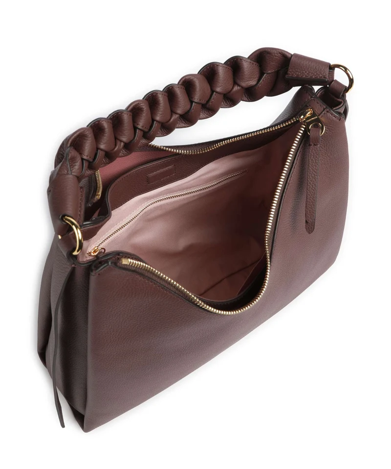 Coccinelle Boheme Grana Double Beuteltasche berry/winter rose