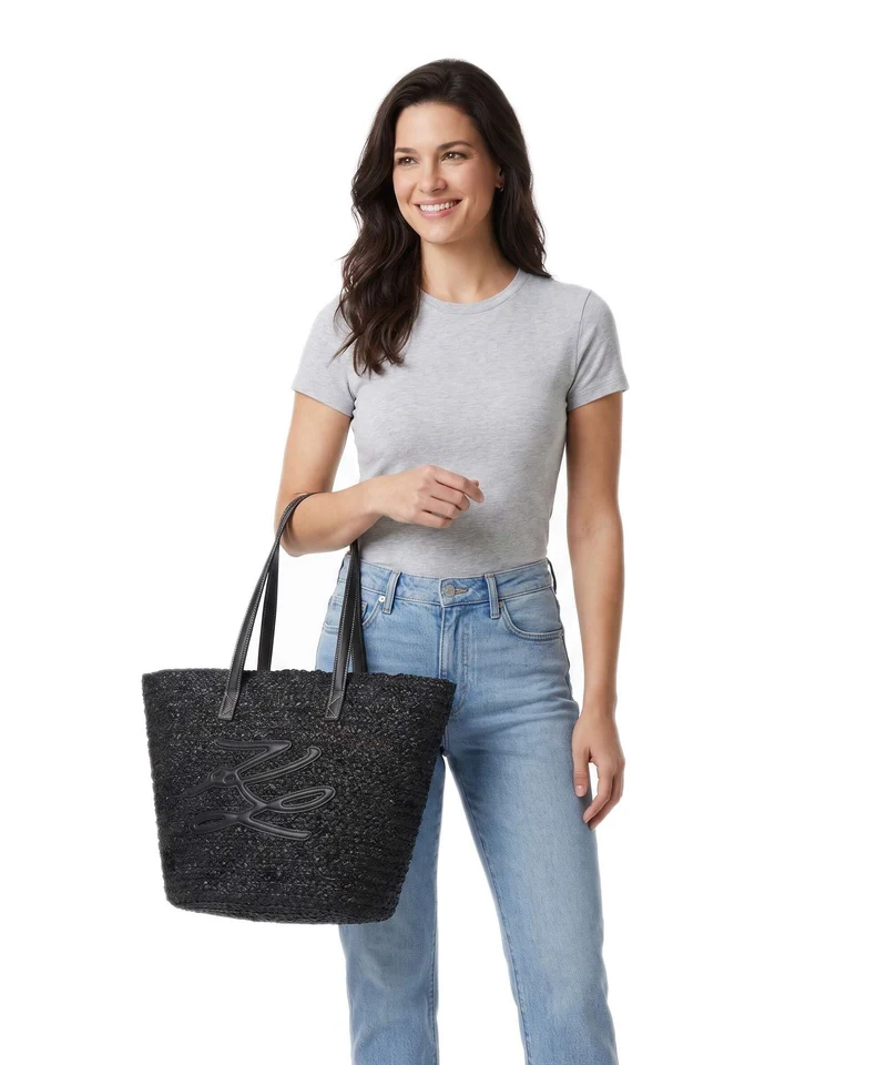 Karl Lagerfeld K/Autograph Shopper black