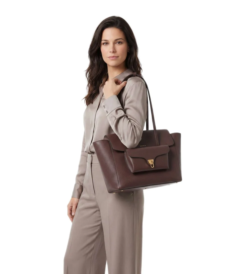 Coccinelle Beat Shopper berry