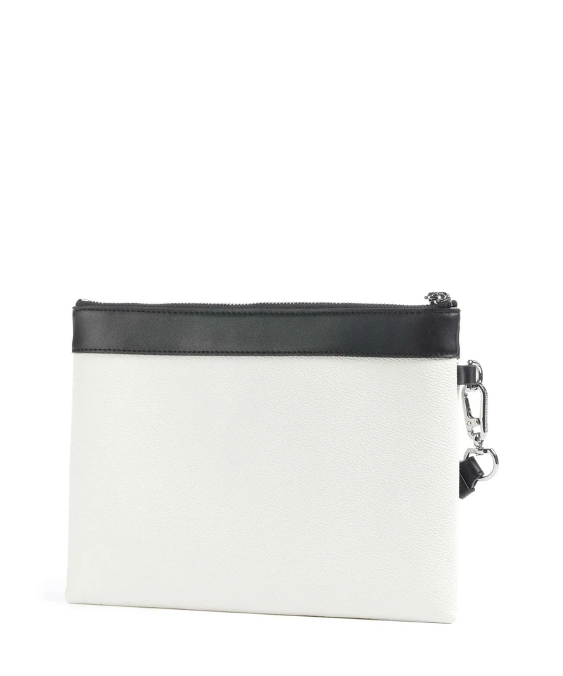 Karl Lagerfeld Ikon Choupette Handgelenktasche off white