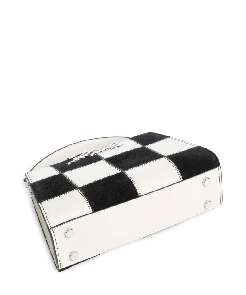 Karl Lagerfeld K/Signature Mini Handtasche black/white check