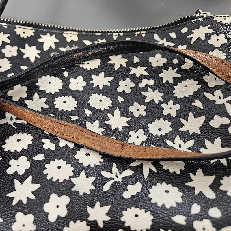 Coach Ditsy Floral Print Double Zip Crossbody Bag