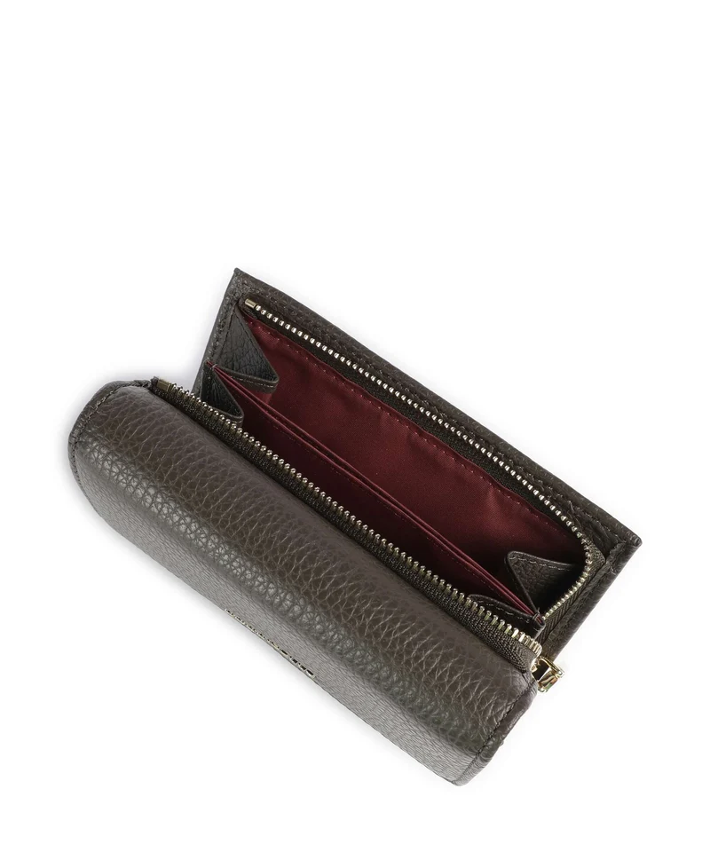 Coccinelle Metallic Soft Geldbörse fango