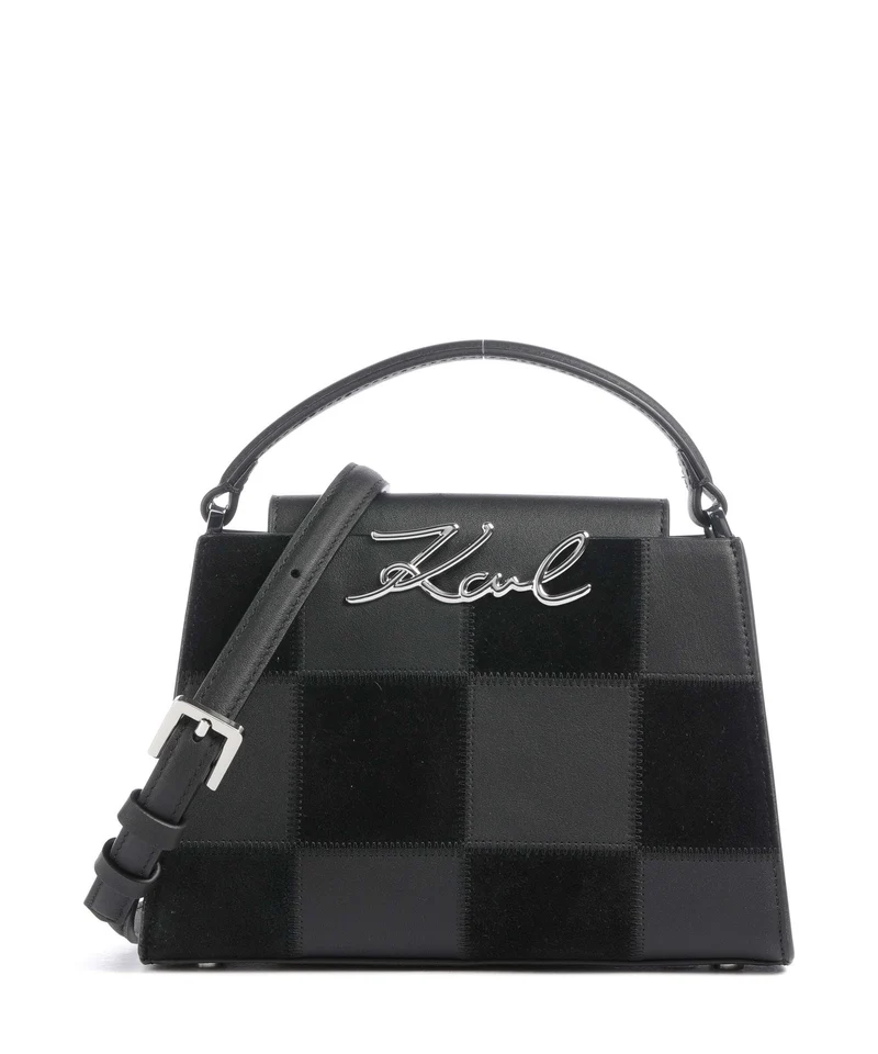 Karl Lagerfeld K/Signature Mini Handtasche black nickel