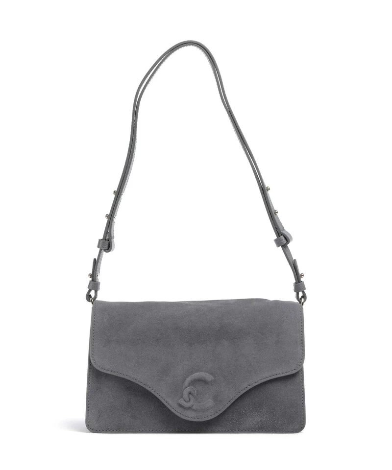 Coccinelle C-Me Softy Suede Schultertasche stove