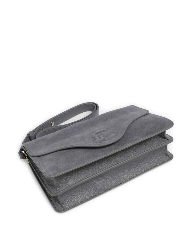 Coccinelle C-Me Softy Suede Schultertasche stove