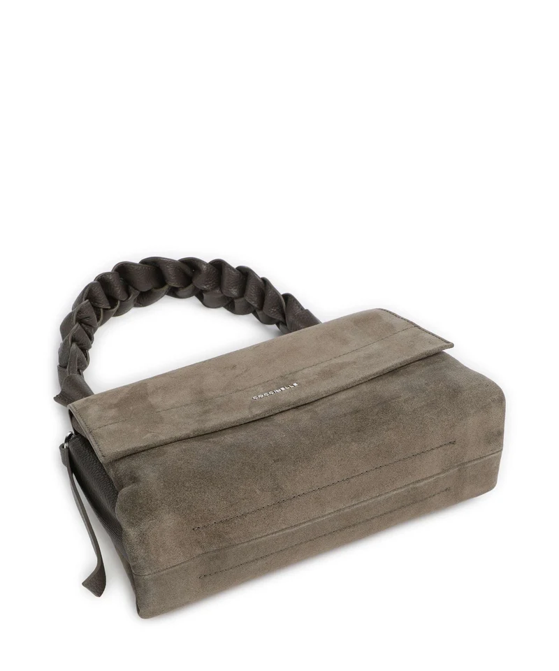 Coccinelle Boheme Suede Schultertasche fango