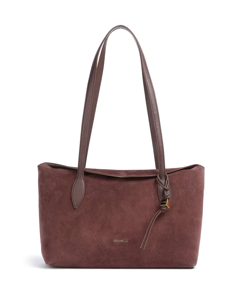 Coccinelle Thess Suede Shopper berry