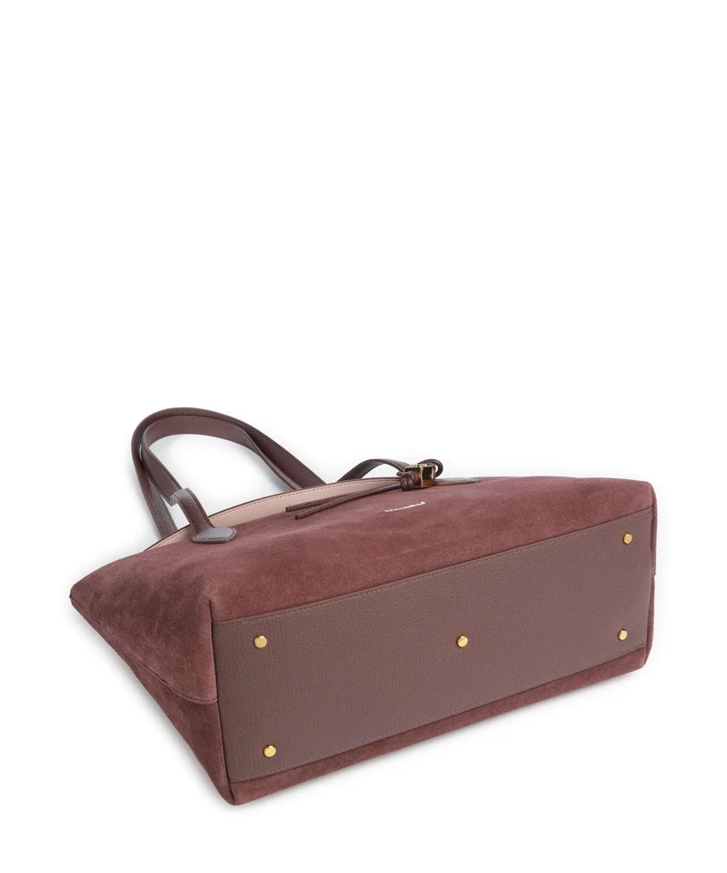 Coccinelle Thess Suede Shopper berry