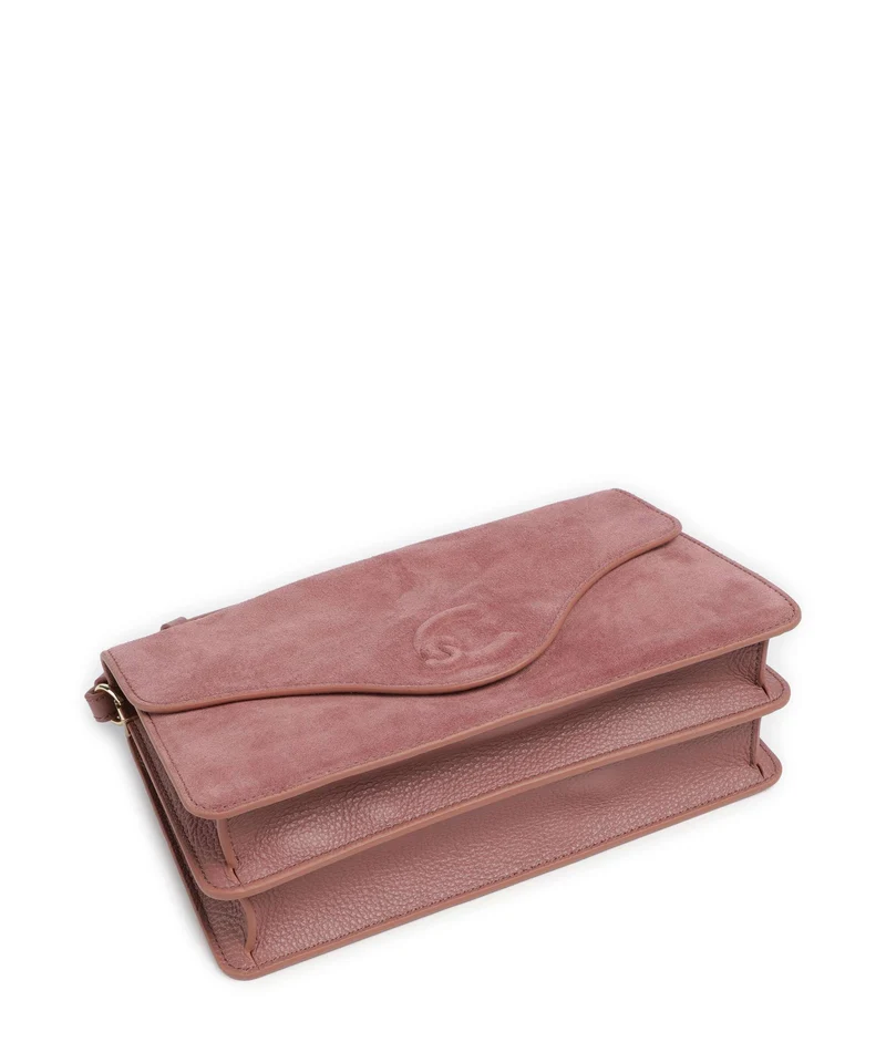 Coccinelle C-Me Softy Suede Schultertasche winter rose