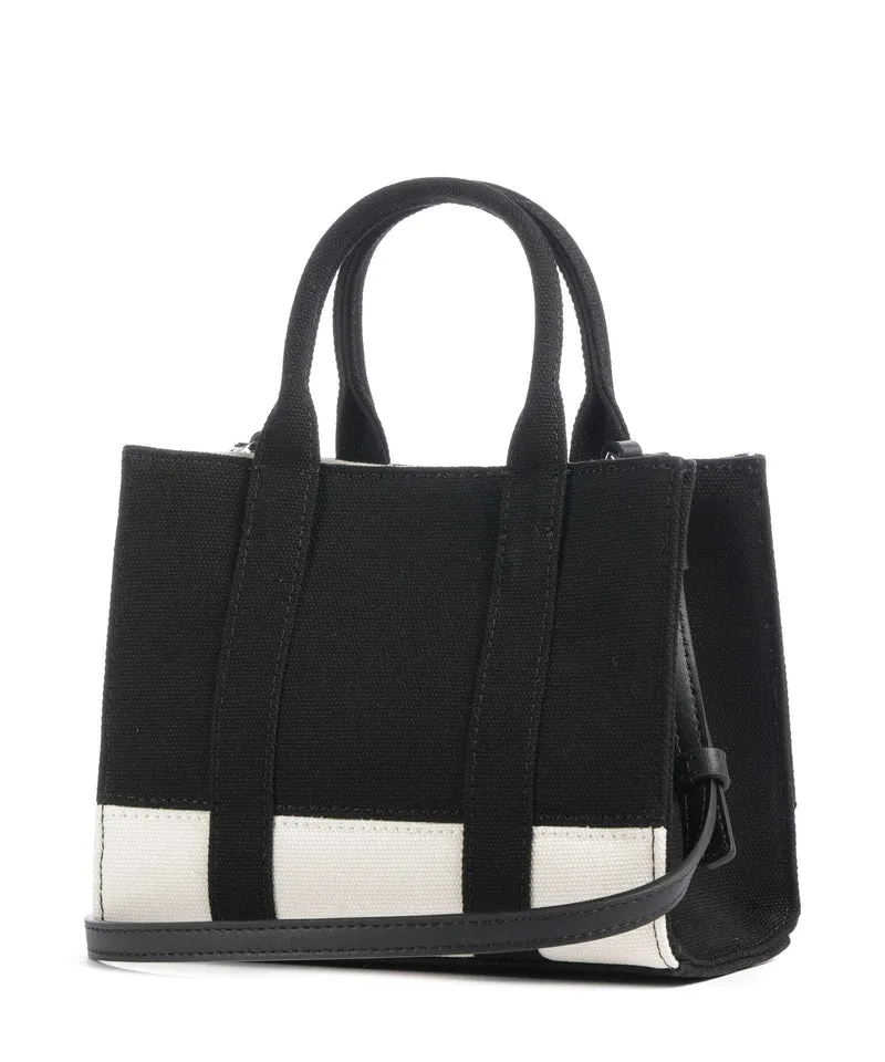 Karl Lagerfeld K/Rue St Guillaume Medium Handtasche cannoli cream/black