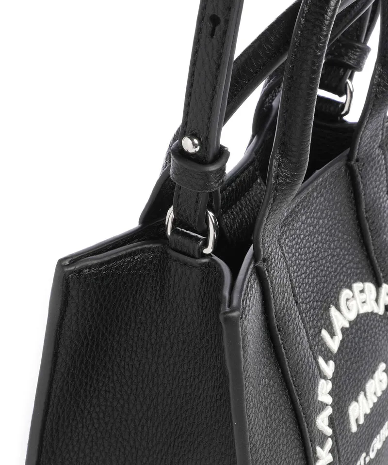 Karl Lagerfeld K/Rue St Guillaume Mini Handtasche white/black