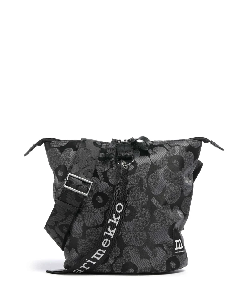 Marimekko Wear All Day Unikko Bucket Handtasche grey/dark grey