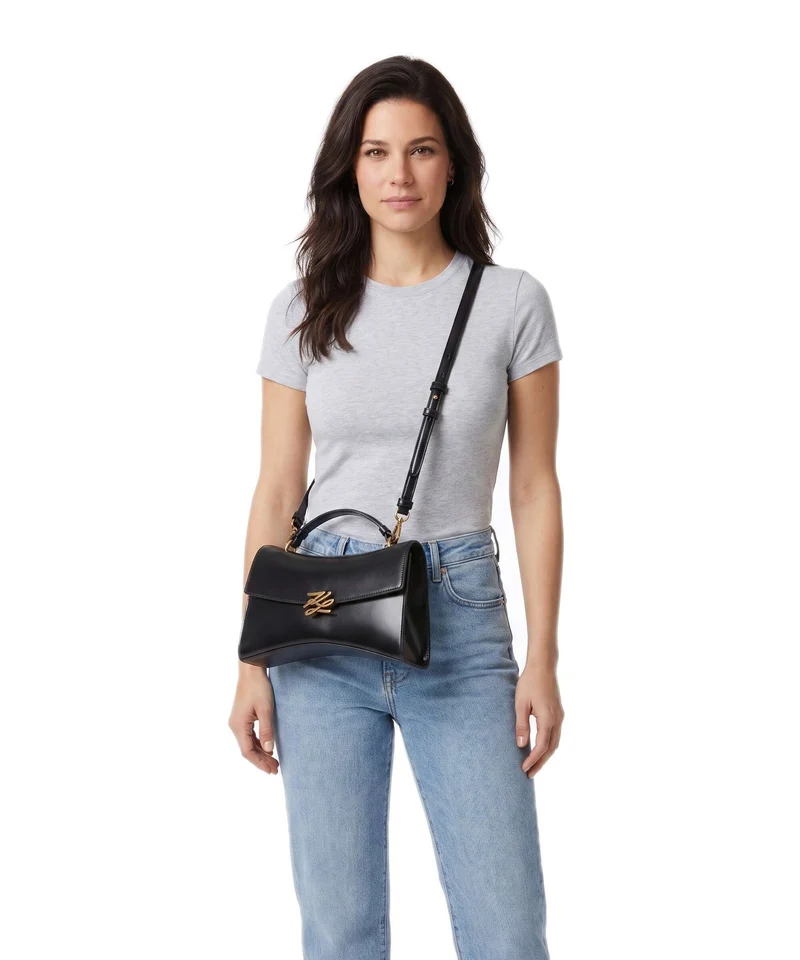 Karl Lagerfeld K/Autograph Umhängetasche black/gold