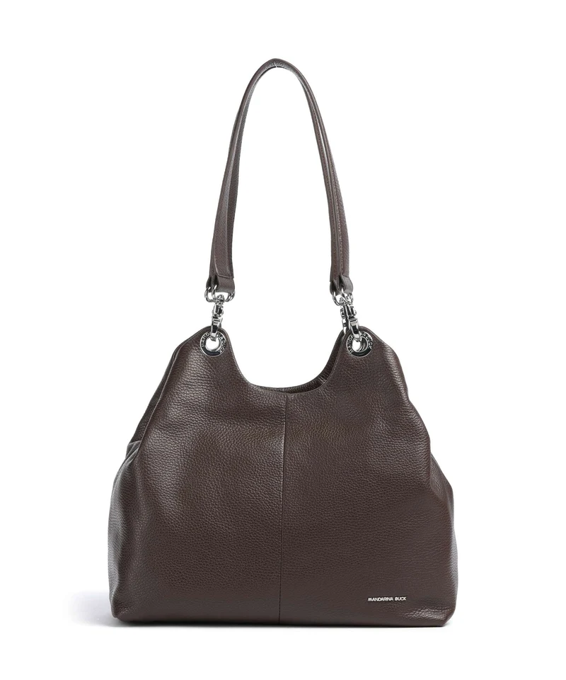 Mandarina Duck Mellow Leather Shopper espresso