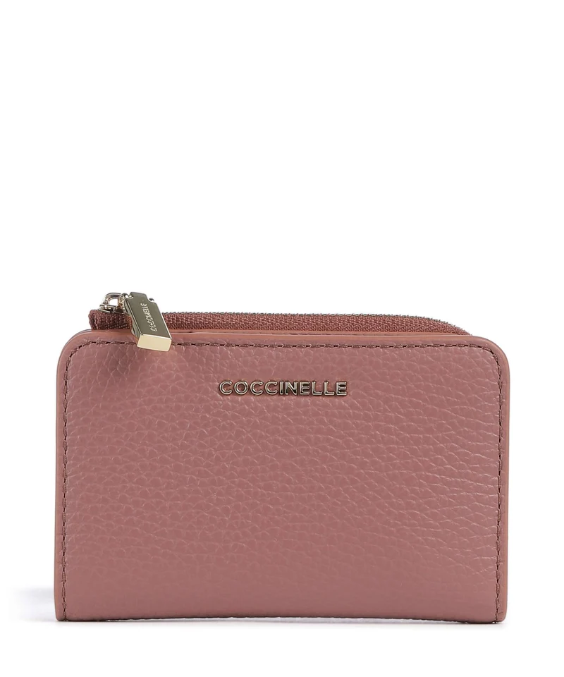 Coccinelle Metallic Soft Geldbörse winter rose