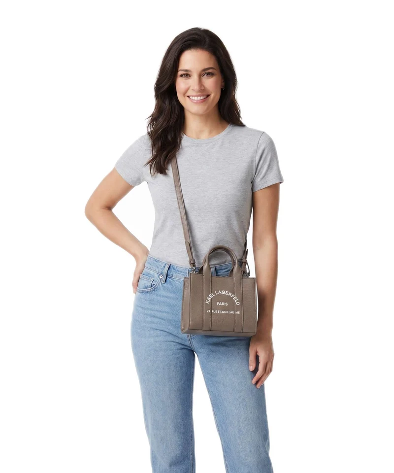 Karl Lagerfeld K/Rue St Guillaume Mini Handtasche dark taupe