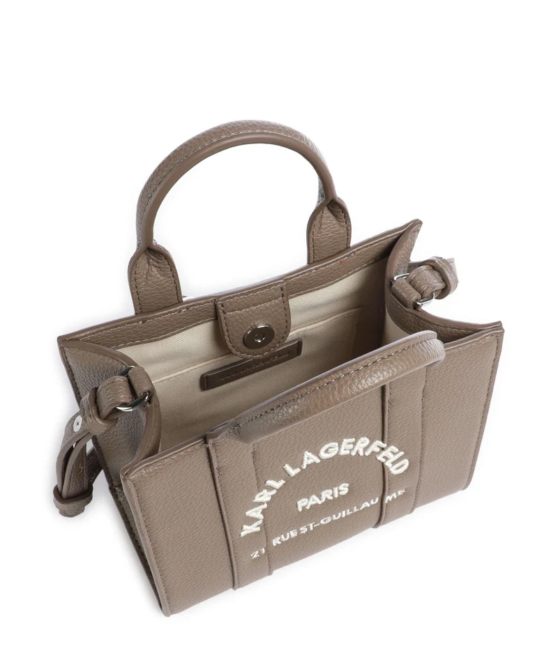 Karl Lagerfeld K/Rue St Guillaume Mini Handtasche dark taupe