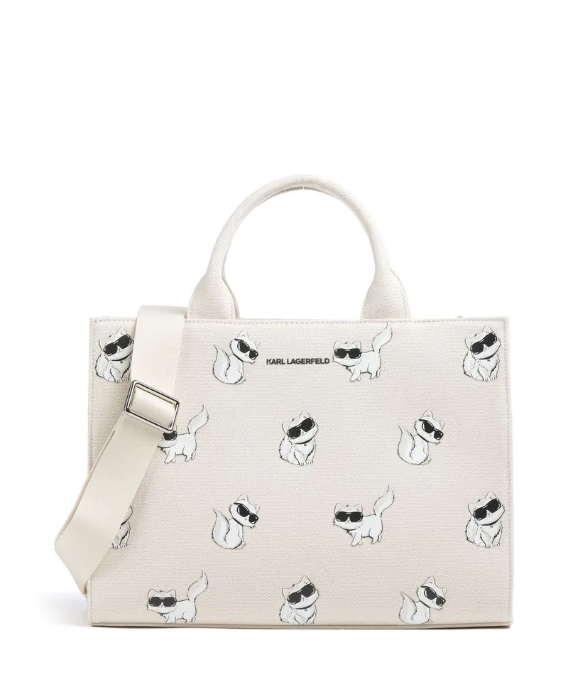 Karl Lagerfeld Ikon Medium Choupette Handtasche natural