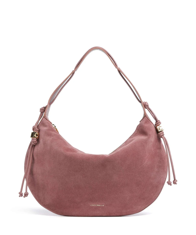 Coccinelle Thess Suede Beuteltasche winter rose