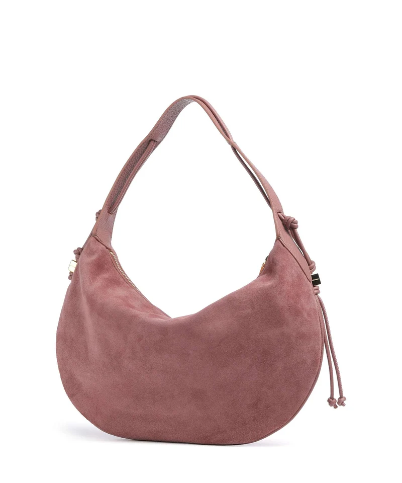 Coccinelle Thess Suede Beuteltasche winter rose