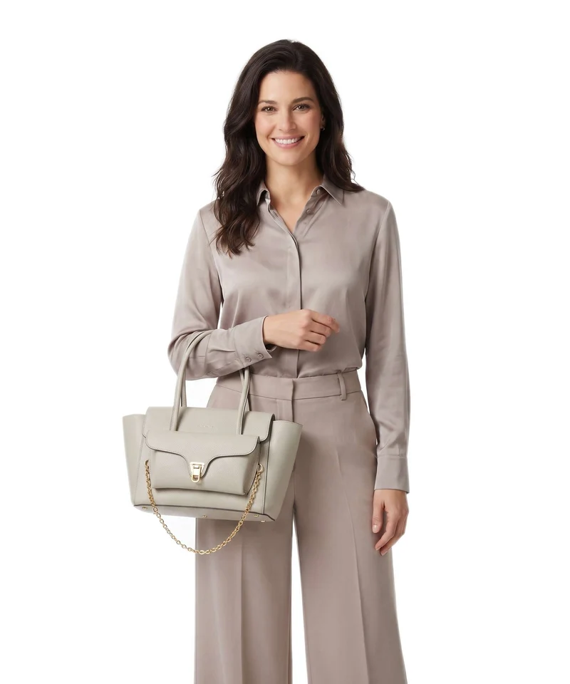 Coccinelle Beat Double Handtasche eucalipto