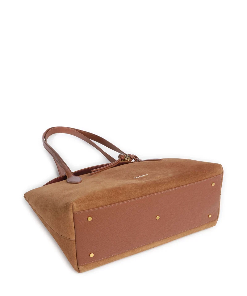 Coccinelle Thess Suede Shopper cognac