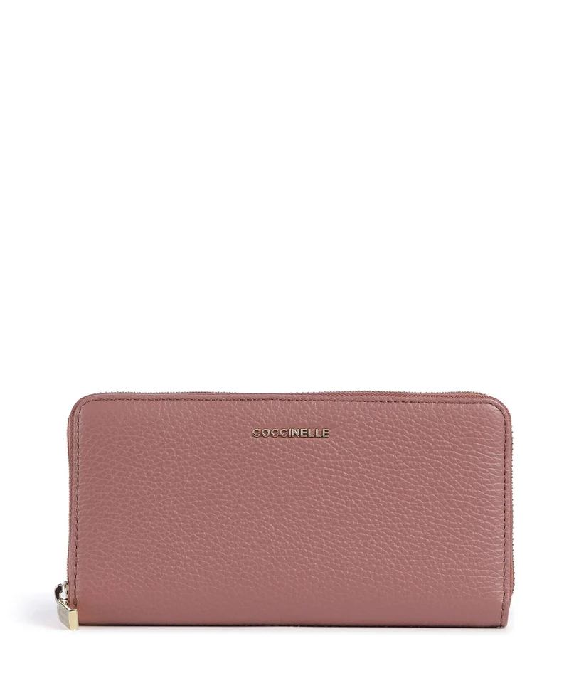 Coccinelle Metallic Soft Geldbörse winter rose