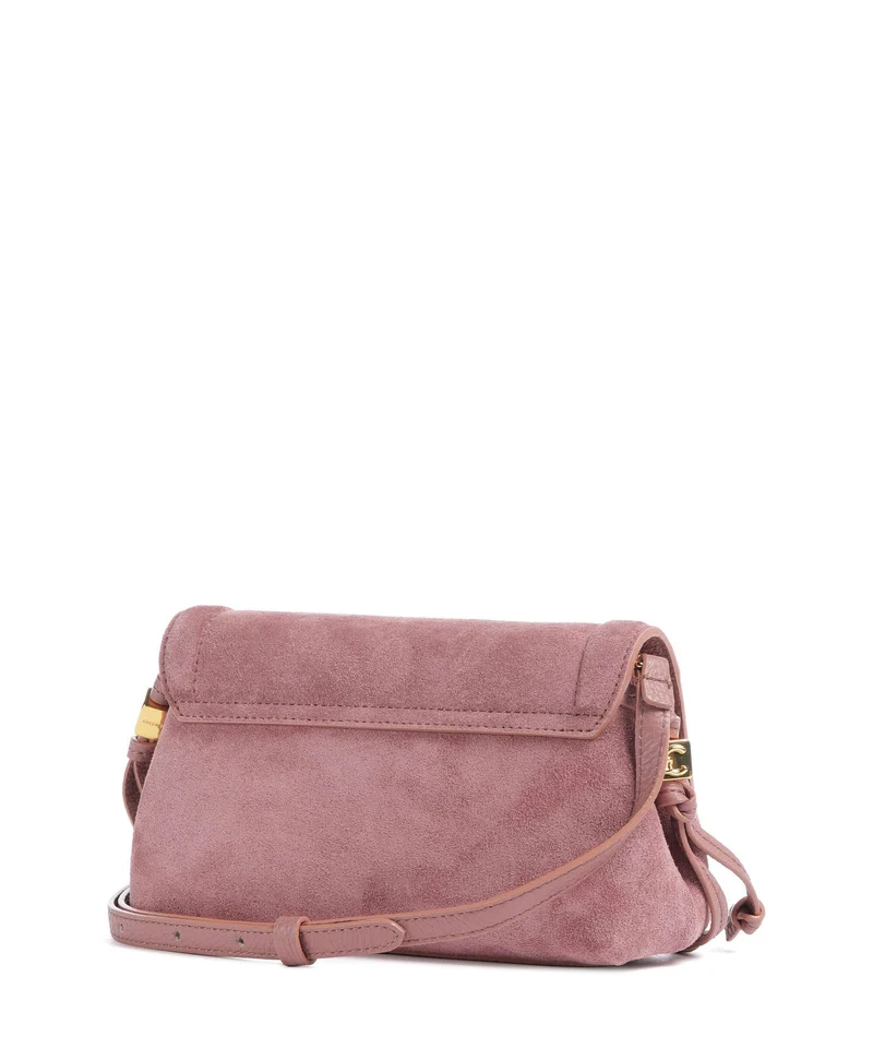 Coccinelle Thess Suede Umhängetasche winter rose