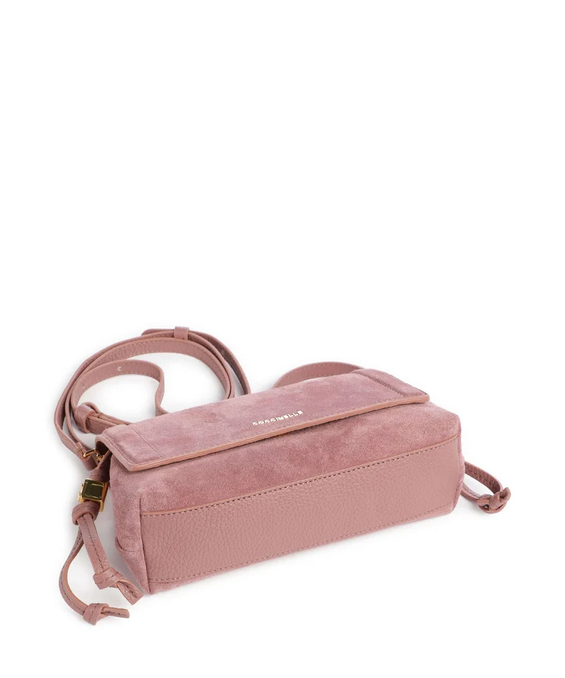 Coccinelle Thess Suede Umhängetasche winter rose