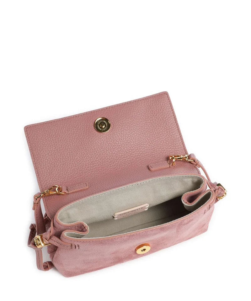 Coccinelle Thess Suede Umhängetasche winter rose