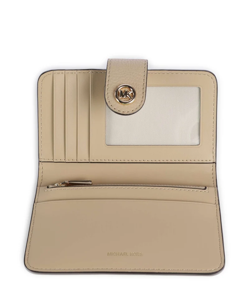 Michael Kors MK Pop Charm Medium Geldbörse khaki