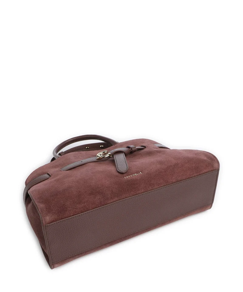 Coccinelle Sabine Suede Handtasche berry