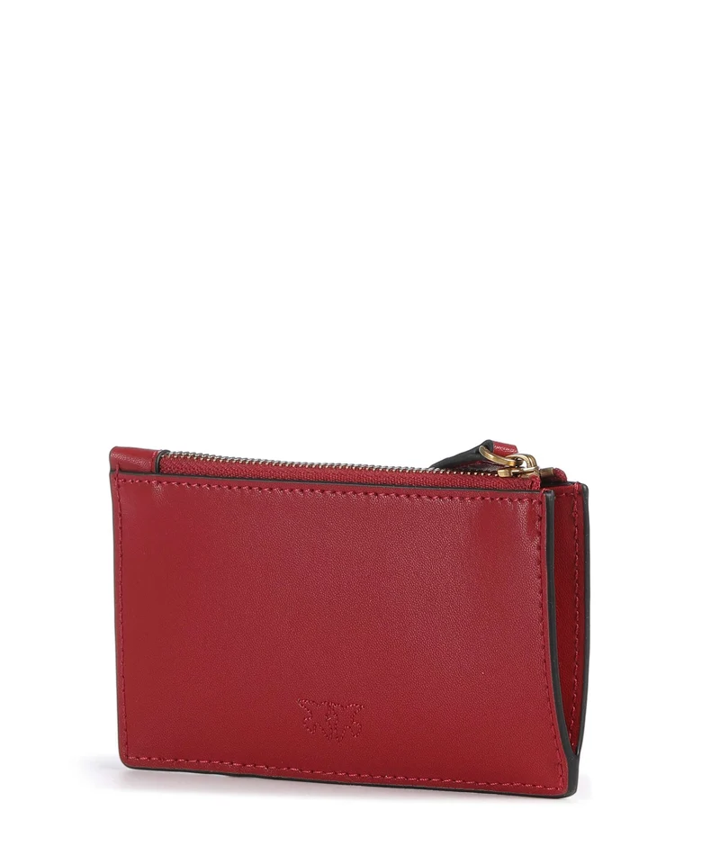 Pinko Airone Kreditkartenetui rosso rio/antique gold